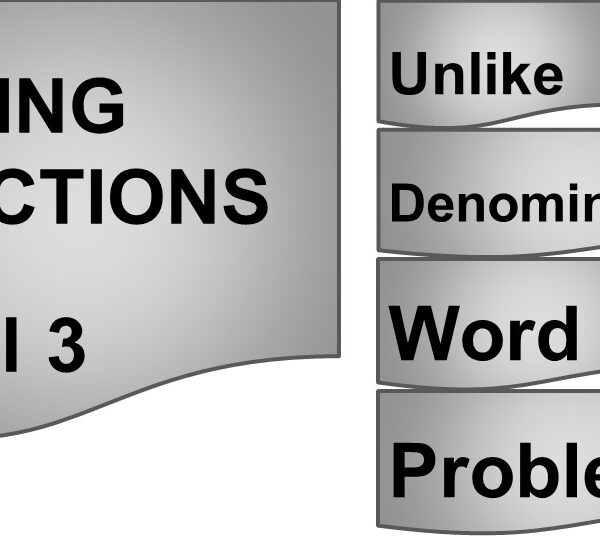 3 Adding Unlike Denominators Word Problems