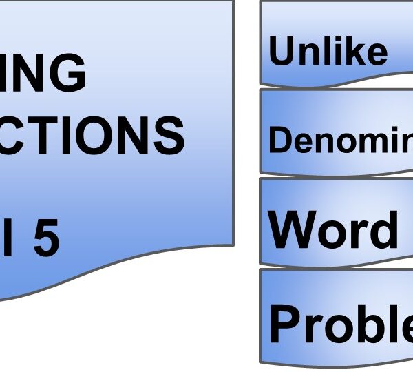5 Adding Unlike Denominators Word Problems