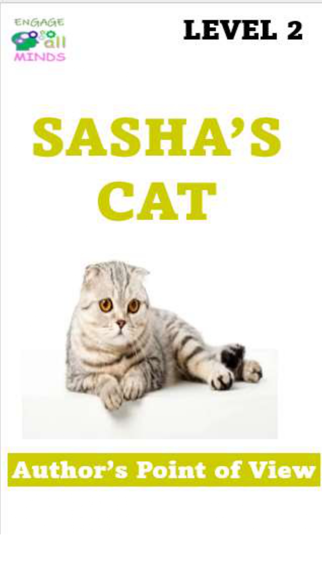 ELA main pages 1_page-0021 Sasha's Cat Level 2 - Image 1