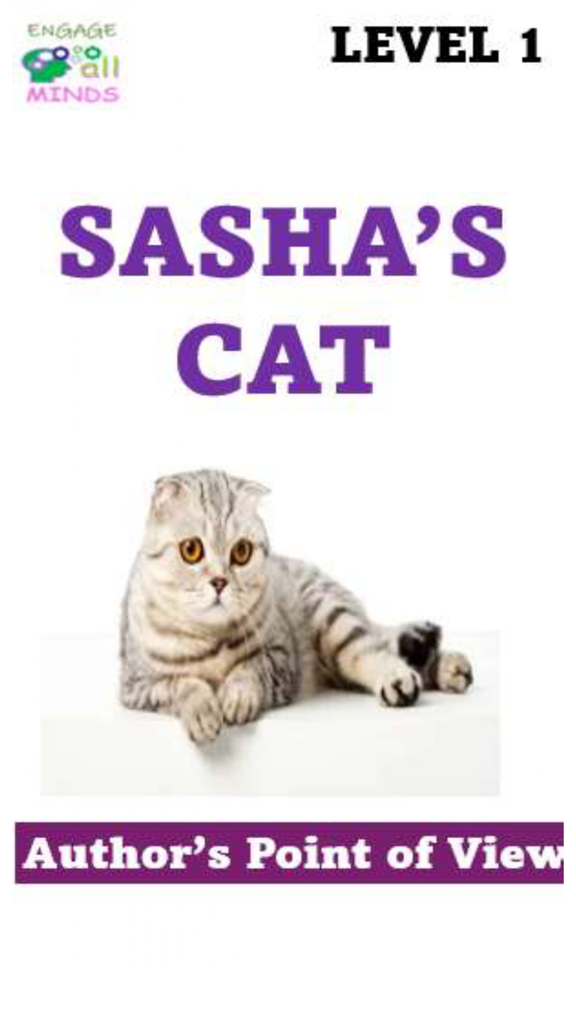 ELA main pages 1_page-0022 Sasha's Cat Level 1 - Image 1