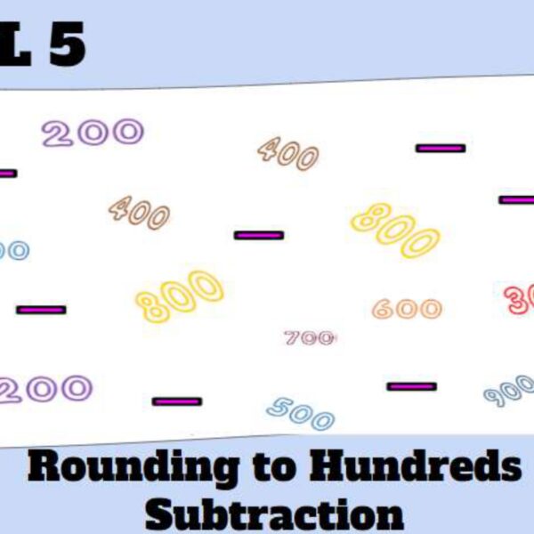 Rounding Ones Subtraction Level 5