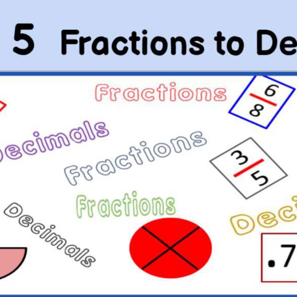 Fractions to Decimals Level 5
