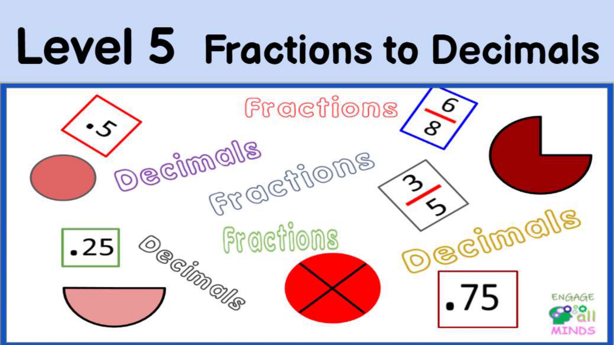 Fraction cover sheets_page-0013 Fractions to Decimals Level 5 - Image 1