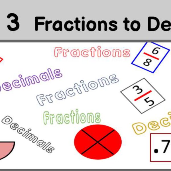 Fractions to Decimals Level 3