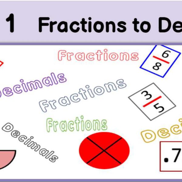 Fractions to Decimals Level 2