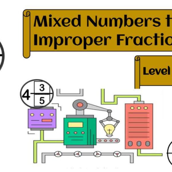 Mixed Numbers to Improper Fractions Level 2