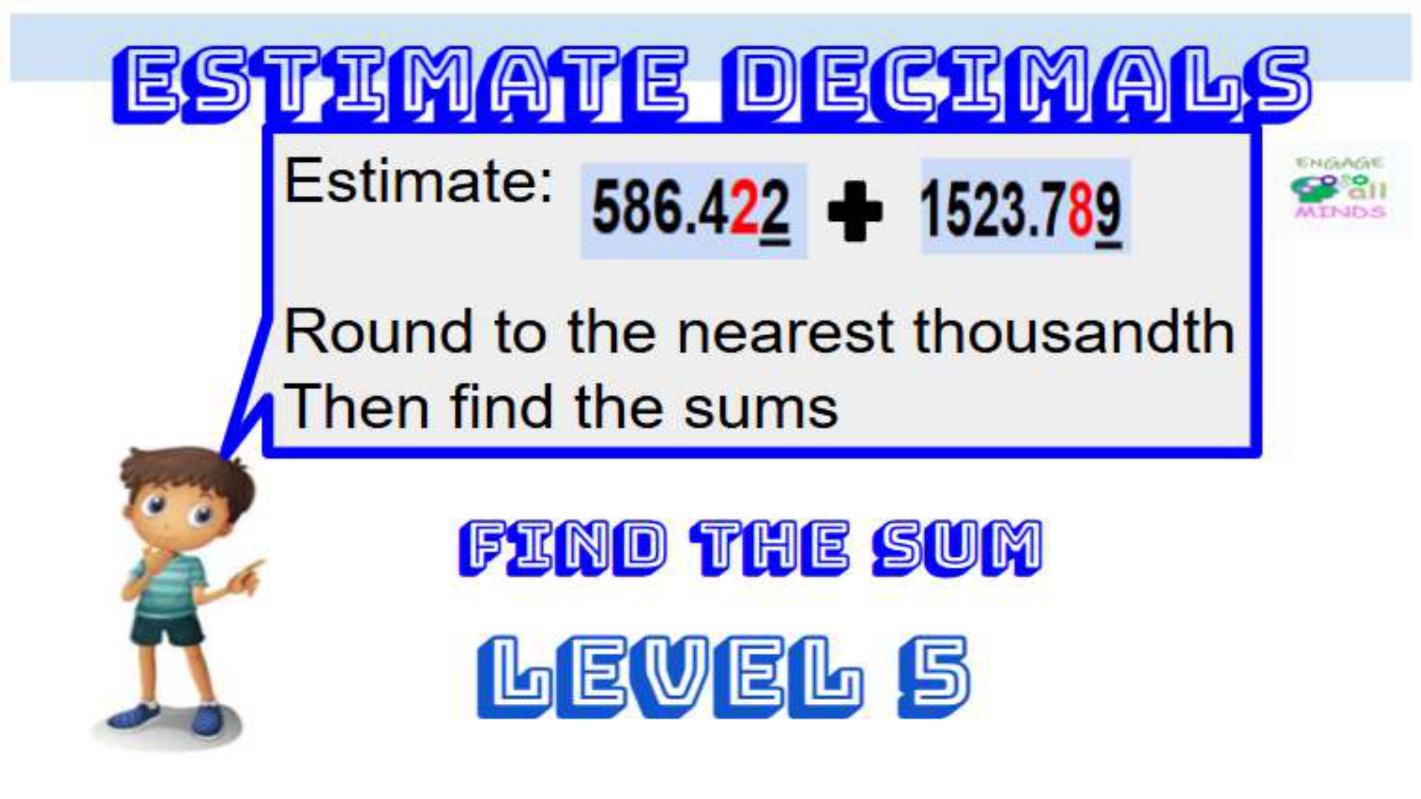 Main cover sheet Decimals Section_page-0037 Estimating Decimals Addition Level 5 - Image 1