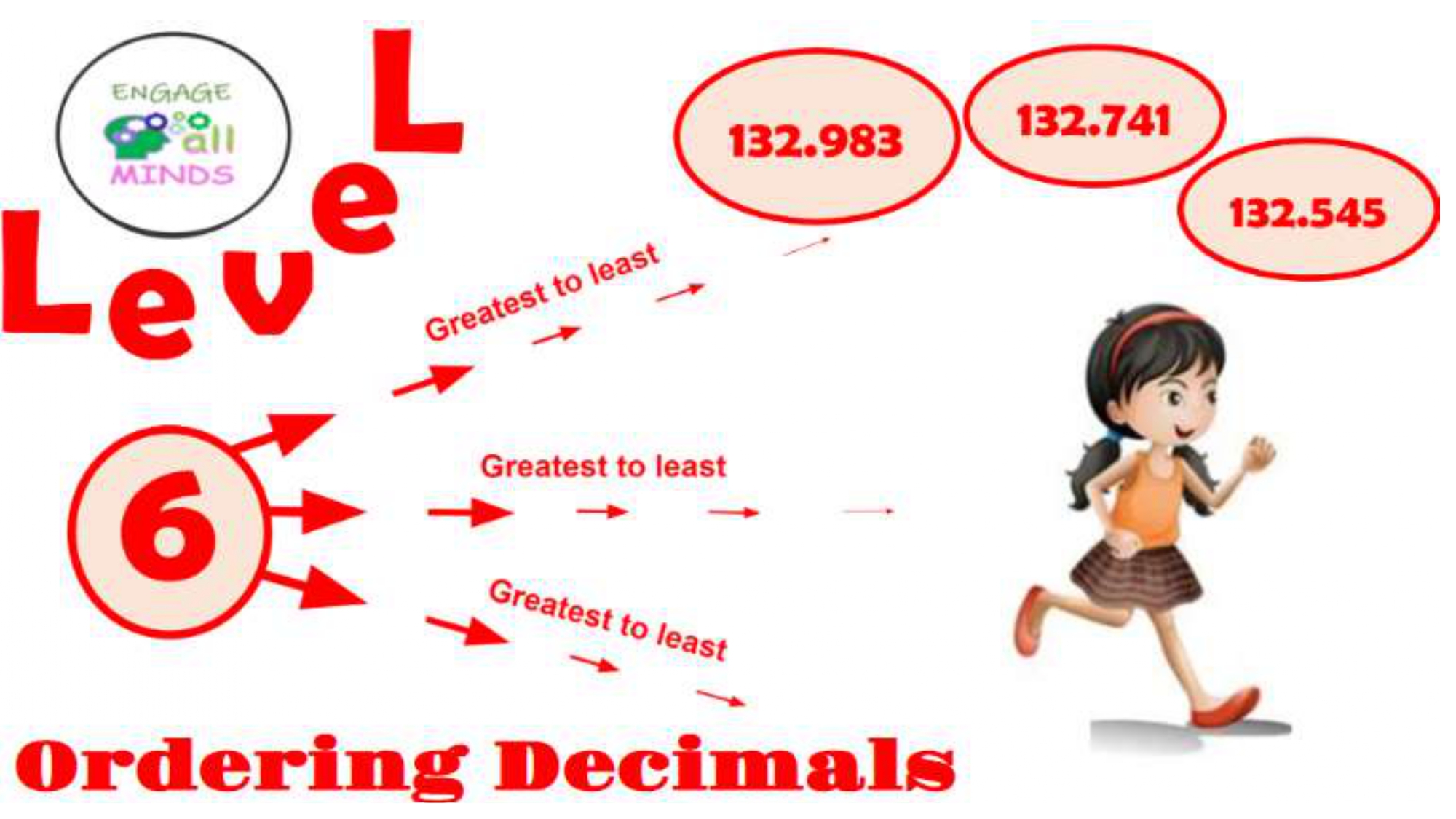 Main cover sheet Decimals Section_page-0045 Ordering Decimals Greatest to Least Level 6 - Image 1