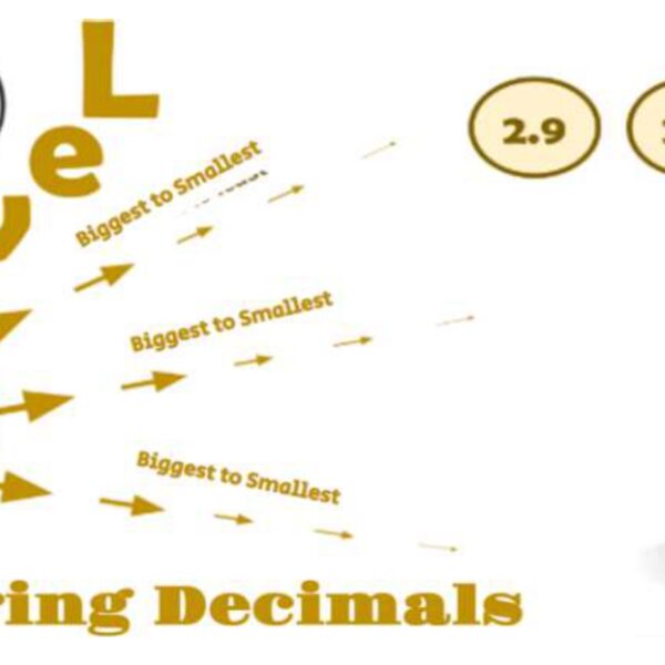 Ordering Decimals Greatest to Least Level 2