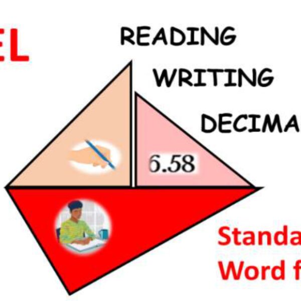 Reading and Writing DecimalsStandard & Word Form Level 6