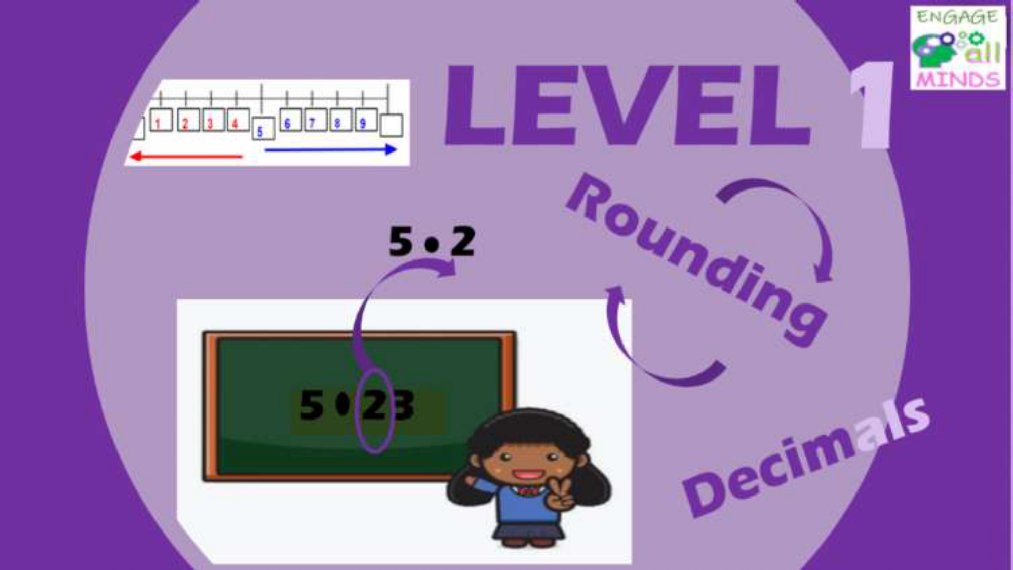 Main cover sheet Decimals Section_page-0091 Rounding Decimals Level 1 - Image 1
