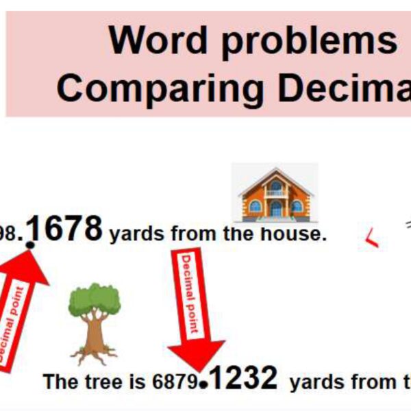 Comparing Decimals Word Problems Level 6