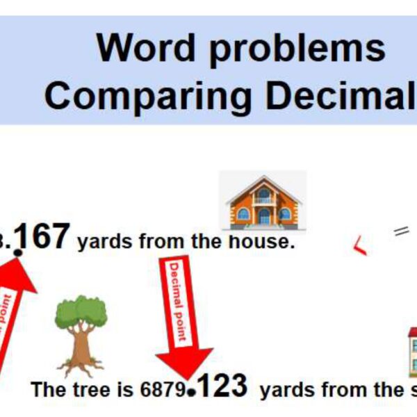 Comparing Decimals Word Problems Level 5