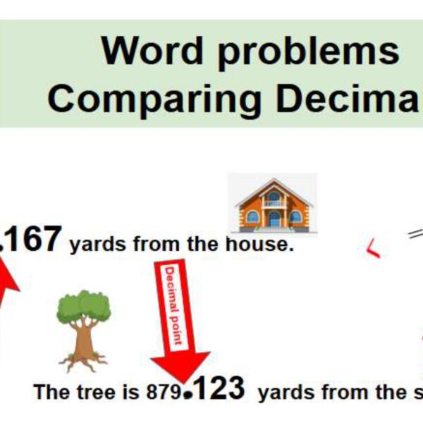 Comparing Decimals Word Problems Level 4