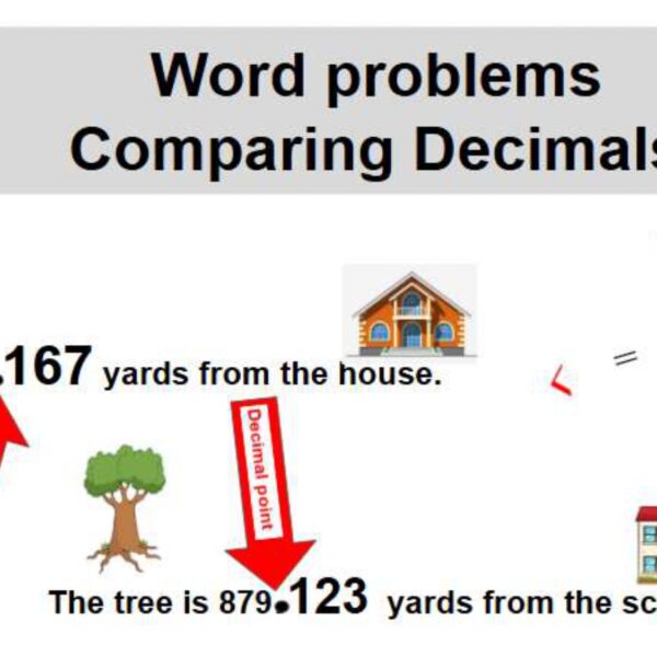 Comparing Decimals Word Problems Level 3
