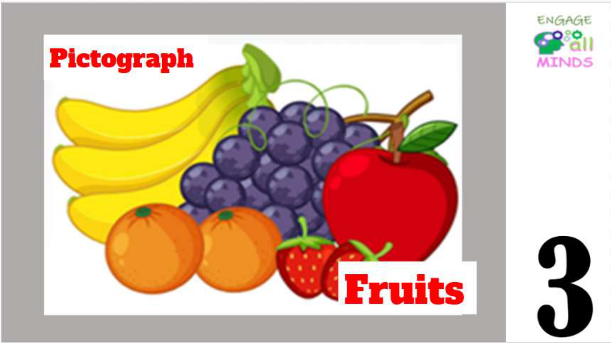 Main cover sheet Graphs_page-0038 Pictograph: Fruits Level 3 - Image 1