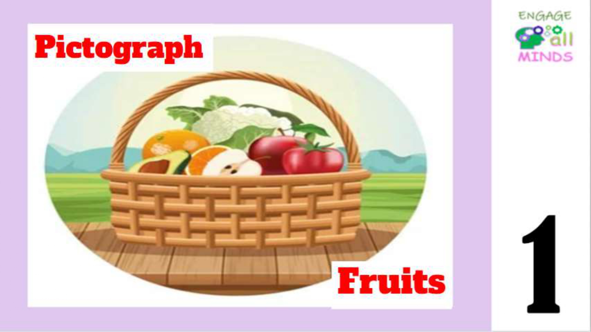 Main cover sheet Graphs_page-0040 Pictograph: Fruits Level 1 - Image 1