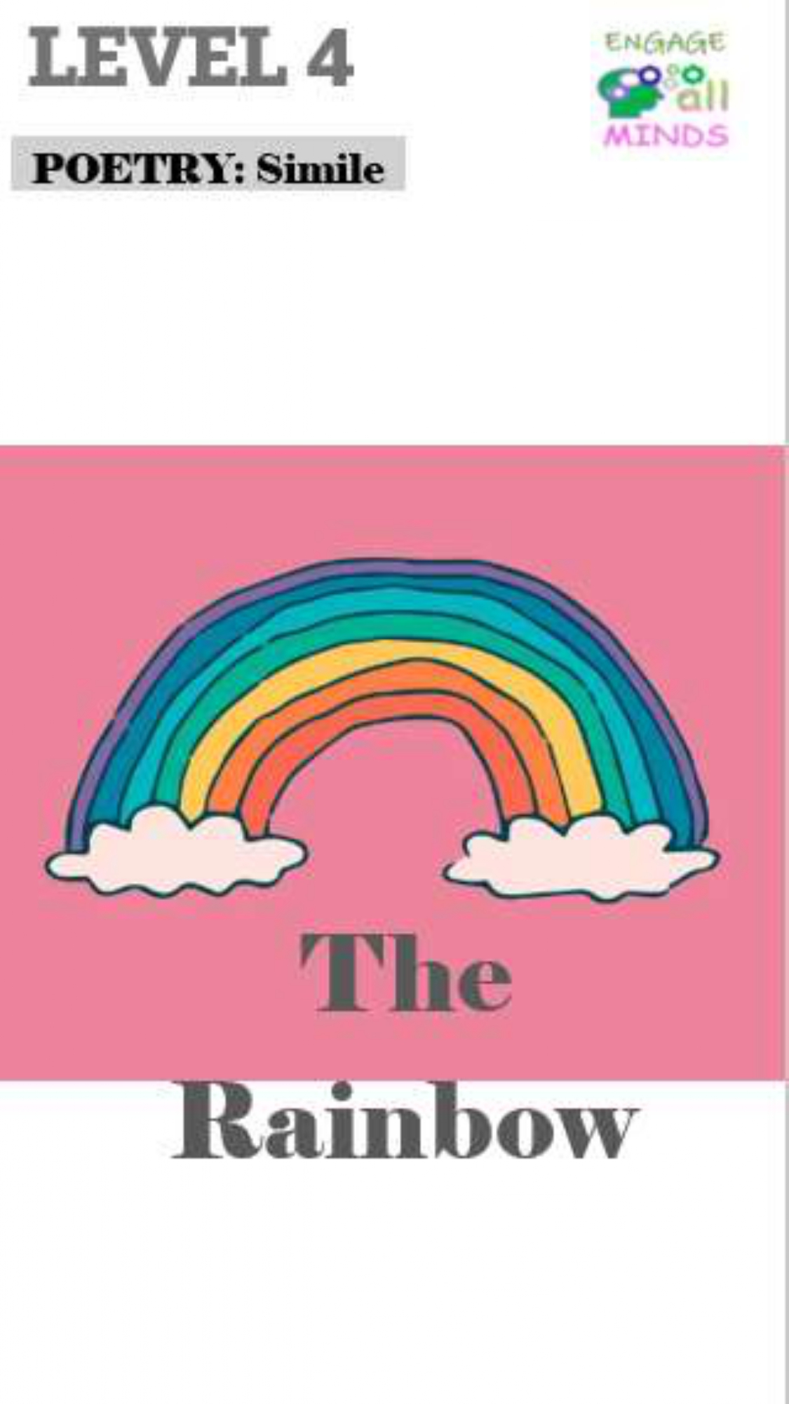 Main cover sheet Poetry for Section_page-0011 The Rainbow Level 4 - Image 1