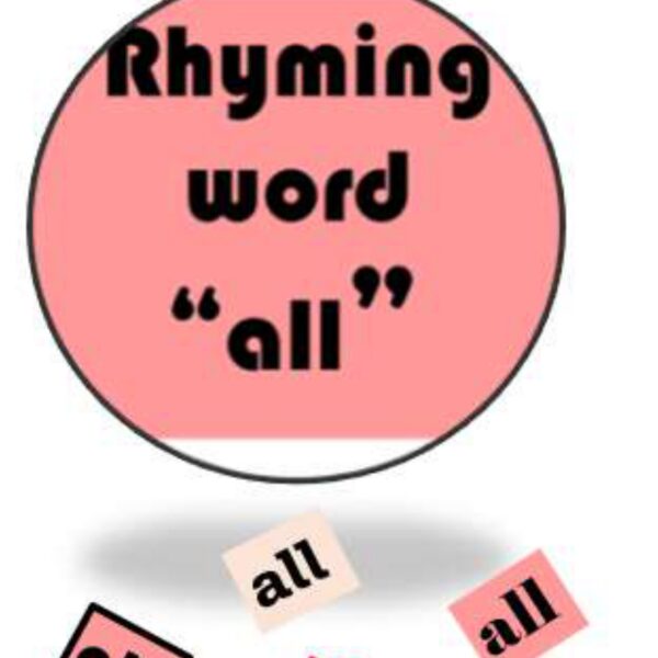 Rhyming words “all” Level 7