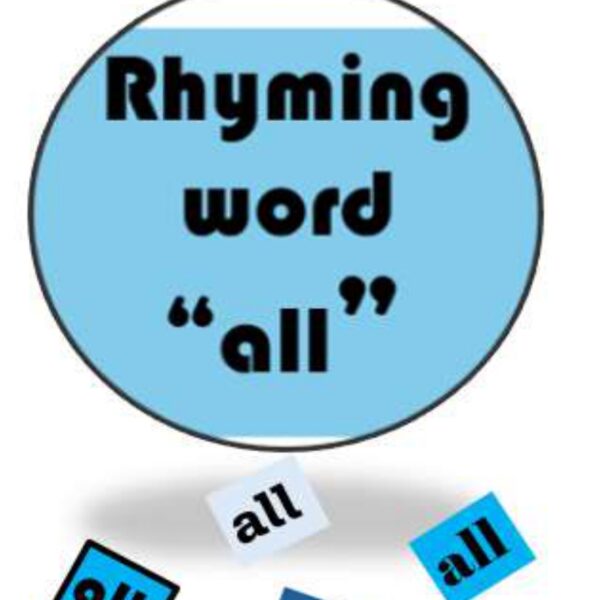 Rhyming words “all” Level 6