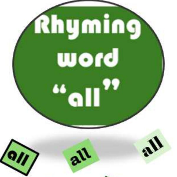 Rhyming words “all” Level 5