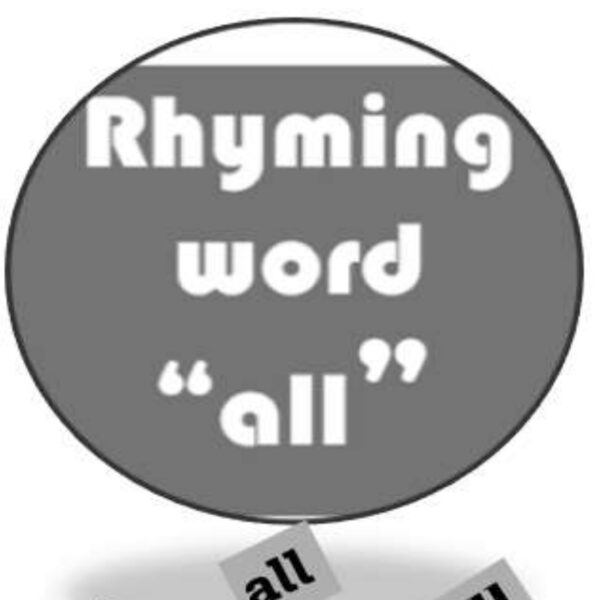 Rhyming words “all” Level 4