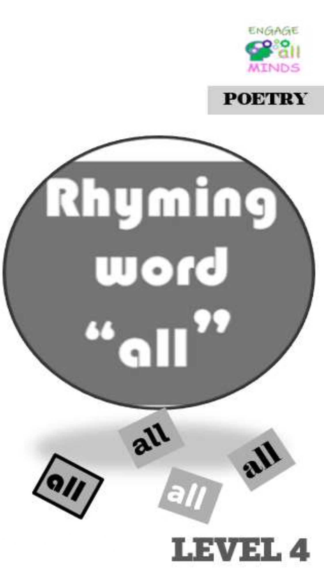 Main cover sheet Poetry for Section_page-0046 Rhyming words “all” Level 4 - Image 1