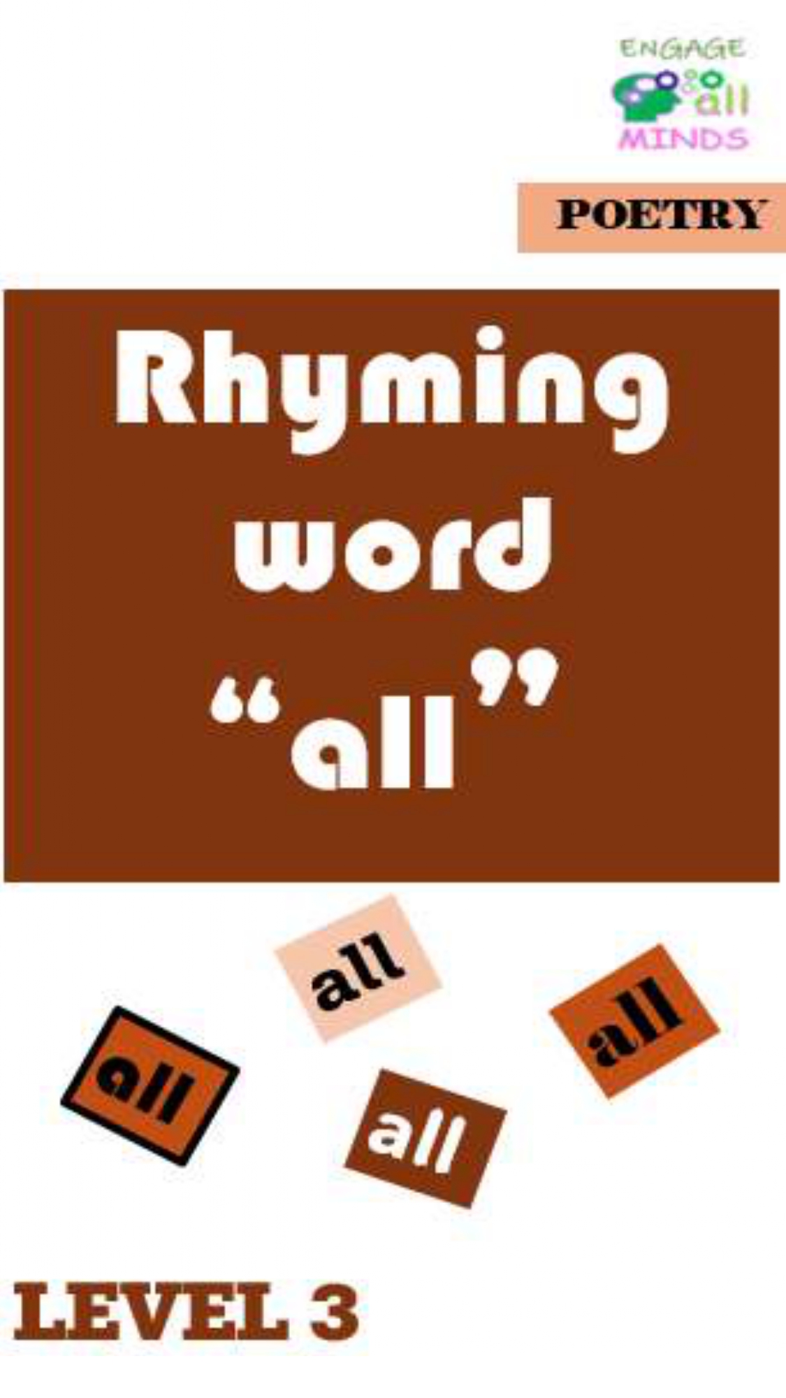 Main cover sheet Poetry for Section_page-0047 Rhyming words “all” Level 3 - Image 1