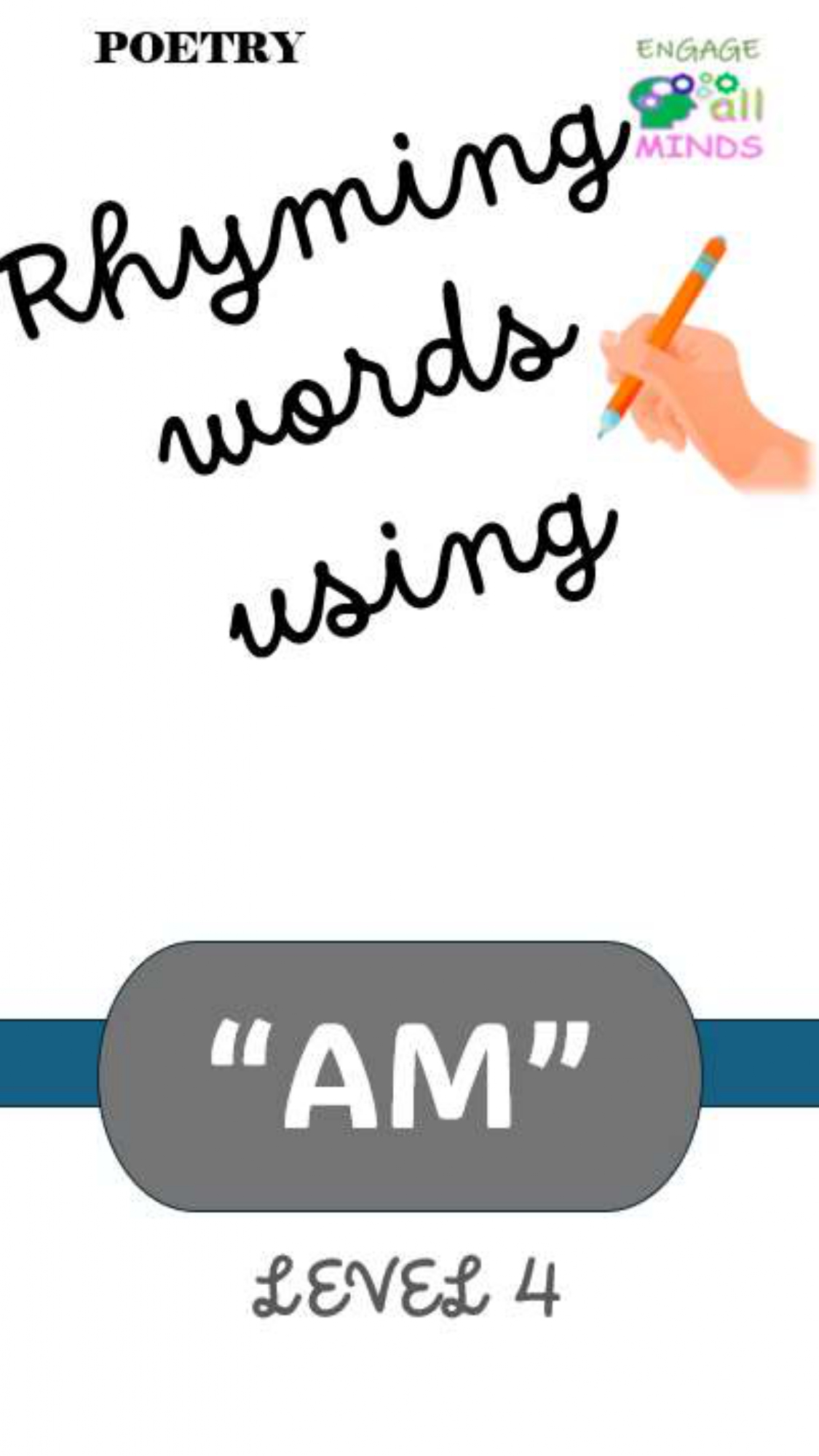 Main cover sheet Poetry for Section_page-0057 Rhyming words “am” Level 4 - Image 1