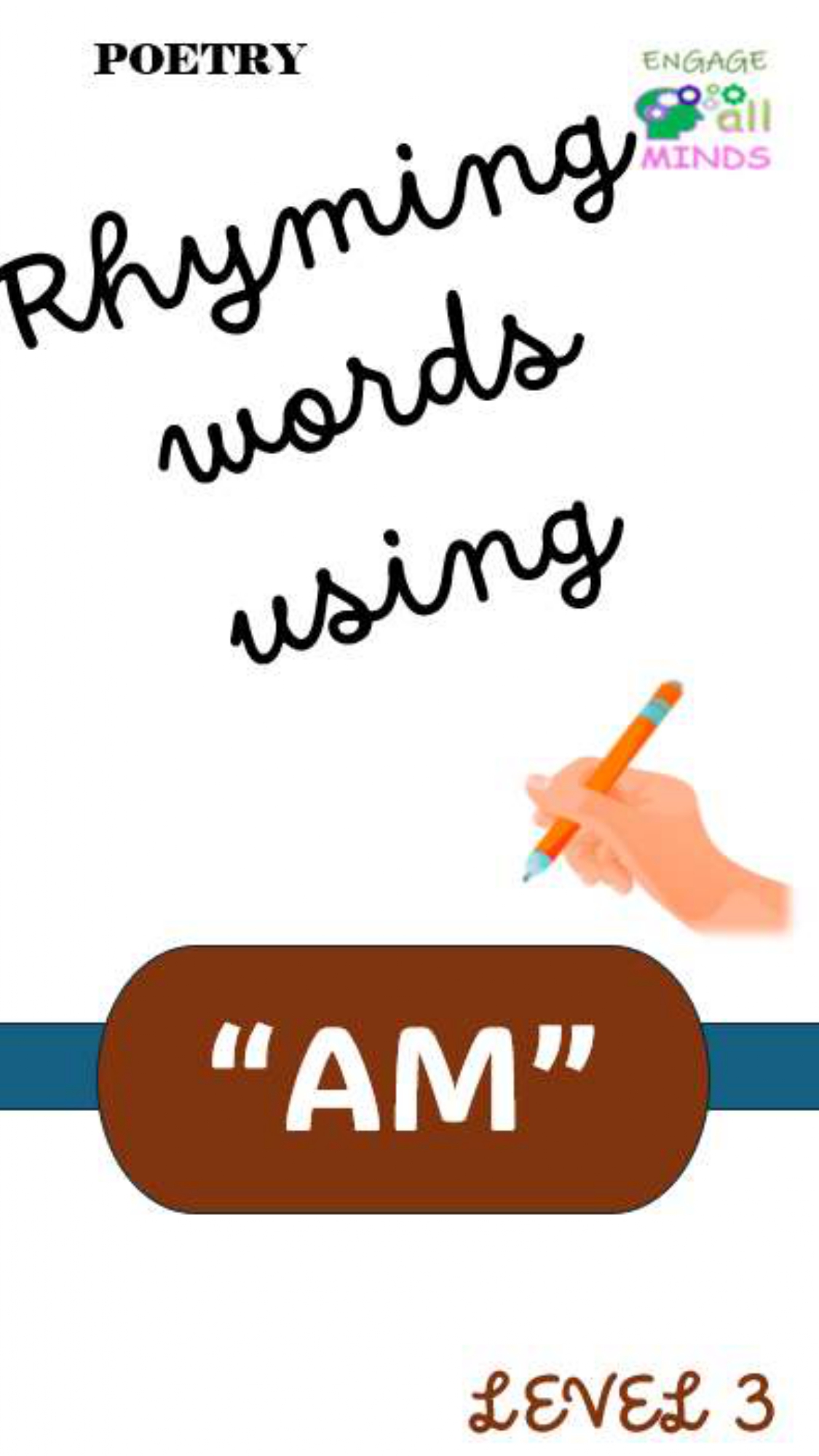 Main cover sheet Poetry for Section_page-0058 Rhyming words “am” Level 3 - Image 1