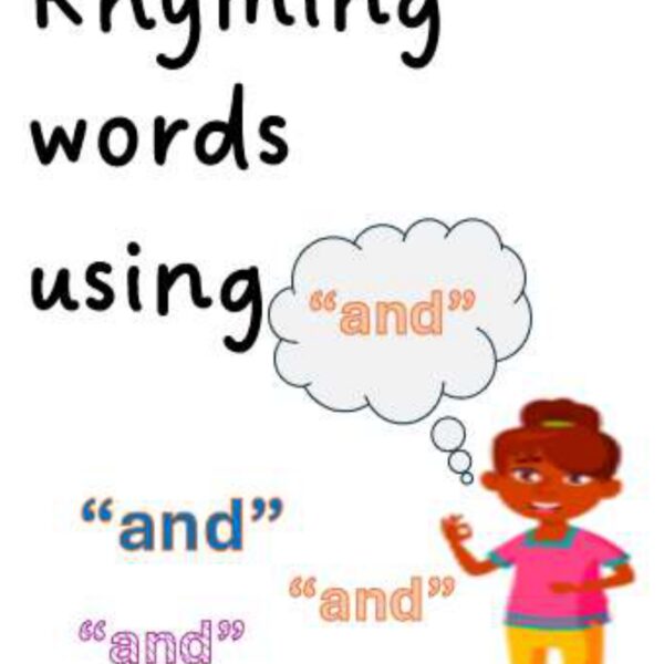 Rhyming words “and” Level 1