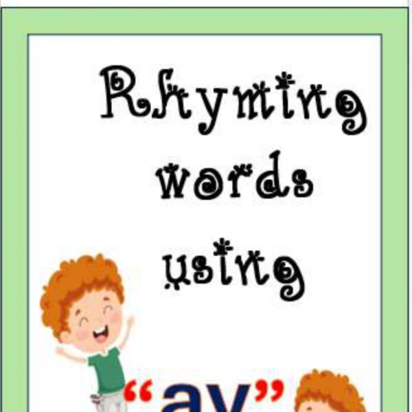 Rhyming words “ay” Level 5
