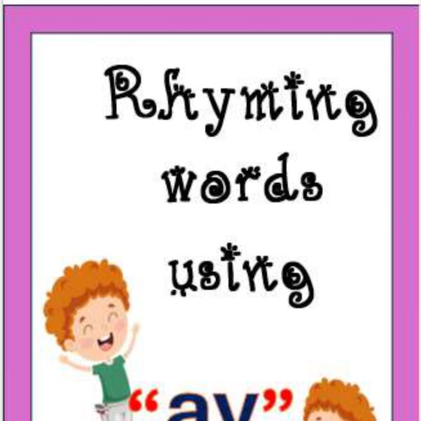 Rhyming words “ay” Level 1