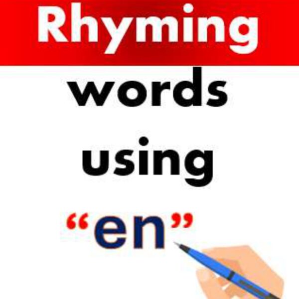 Rhyming words “en” Level 7