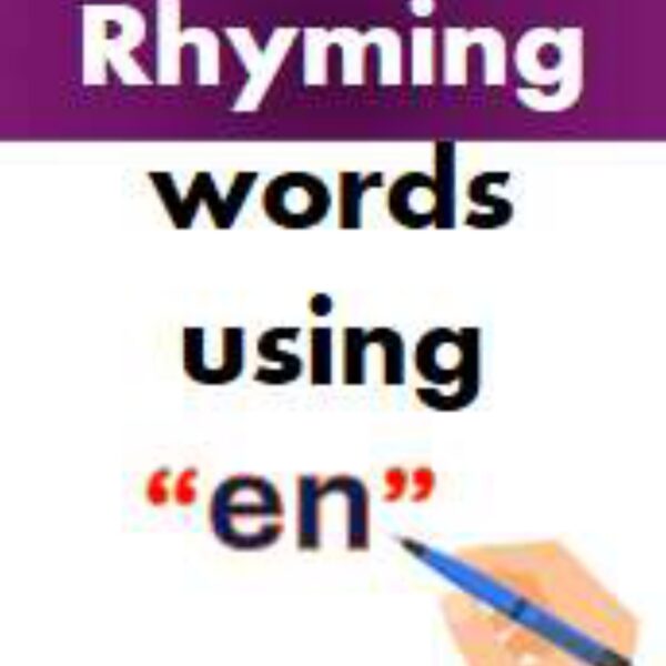 Rhyming words “en” Level 1
