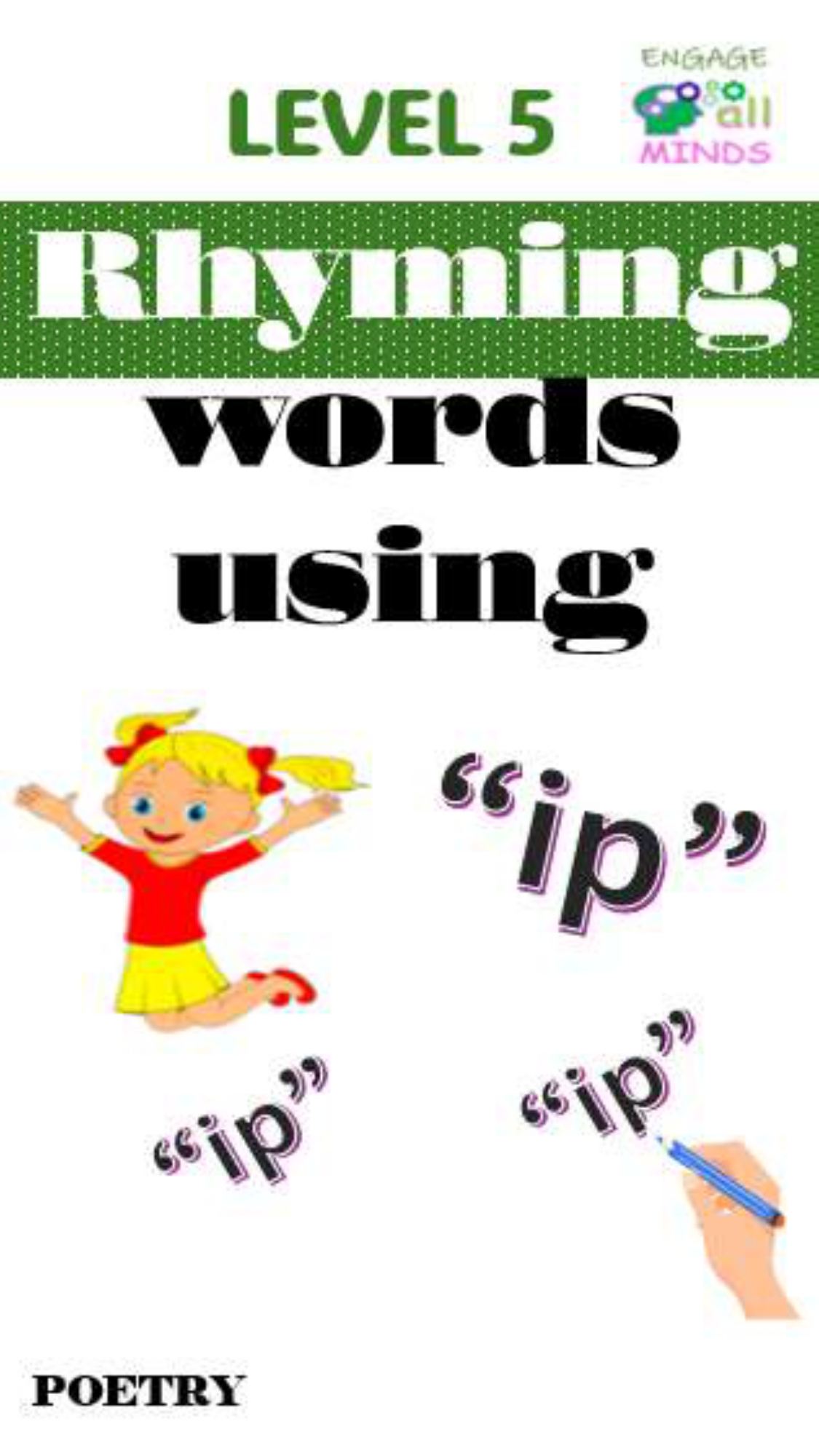 Main cover sheet Poetry for Section_page-0097 Rhyming words “ip” Level 5 - Image 1