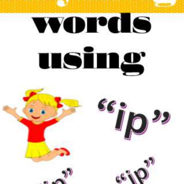 Rhyming words “ip” Level 2