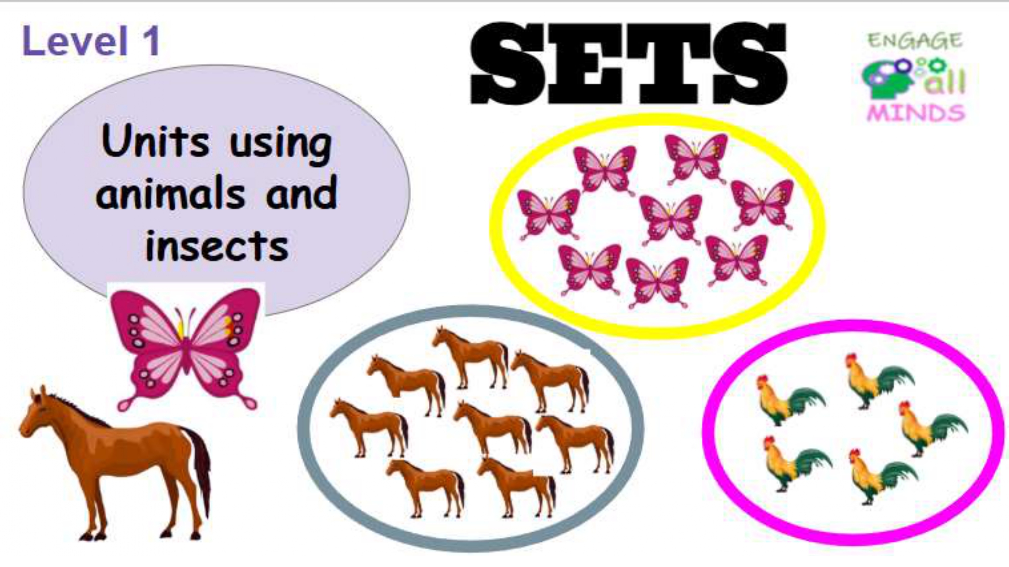 Main cover sheet SKIP counting and sets_page-0020 Units Using Animals And Insects Level 1 - Image 1