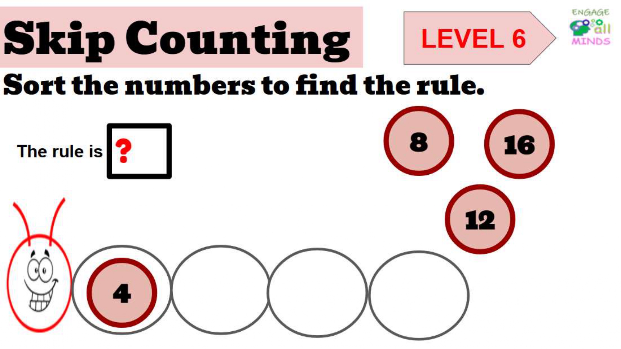 Main cover sheet SKIP counting and sets_page-0058 Sort The Numbers Level 6 - Image 1