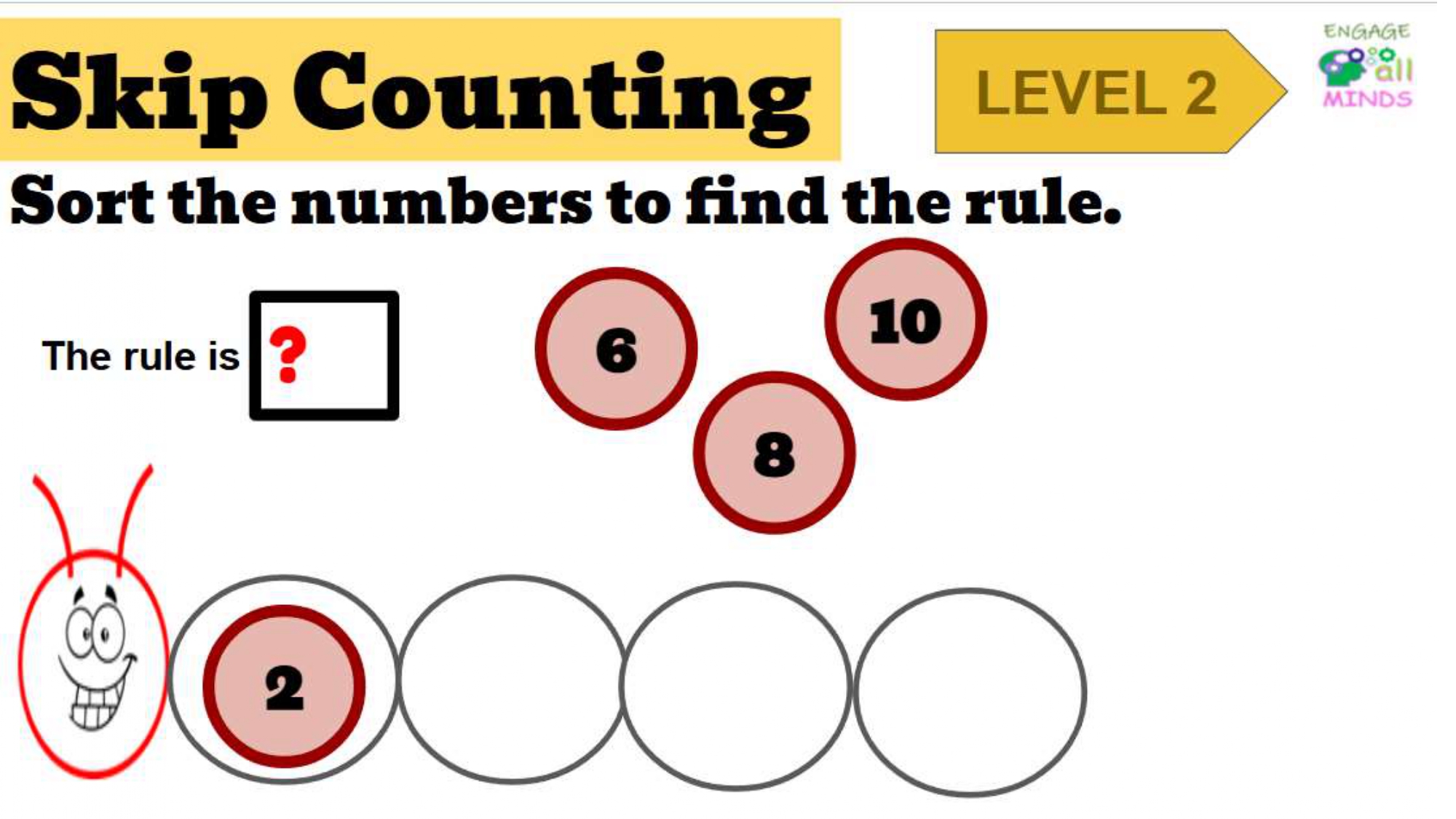 Main cover sheet SKIP counting and sets_page-0062 Sort The Numbers Level 2 - Image 1