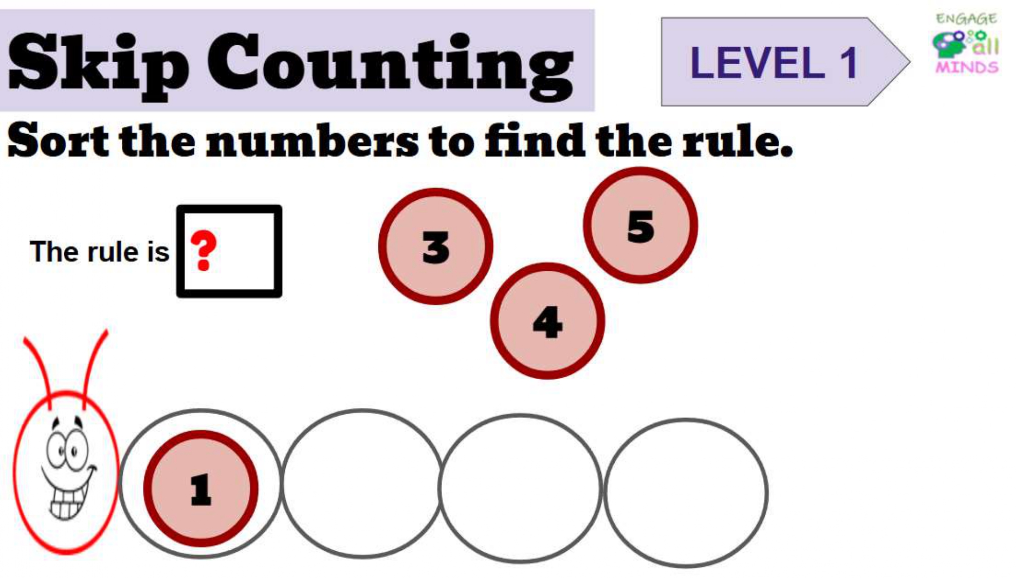 Main cover sheet SKIP counting and sets_page-0063 Sort The Numbers Level 1 - Image 1