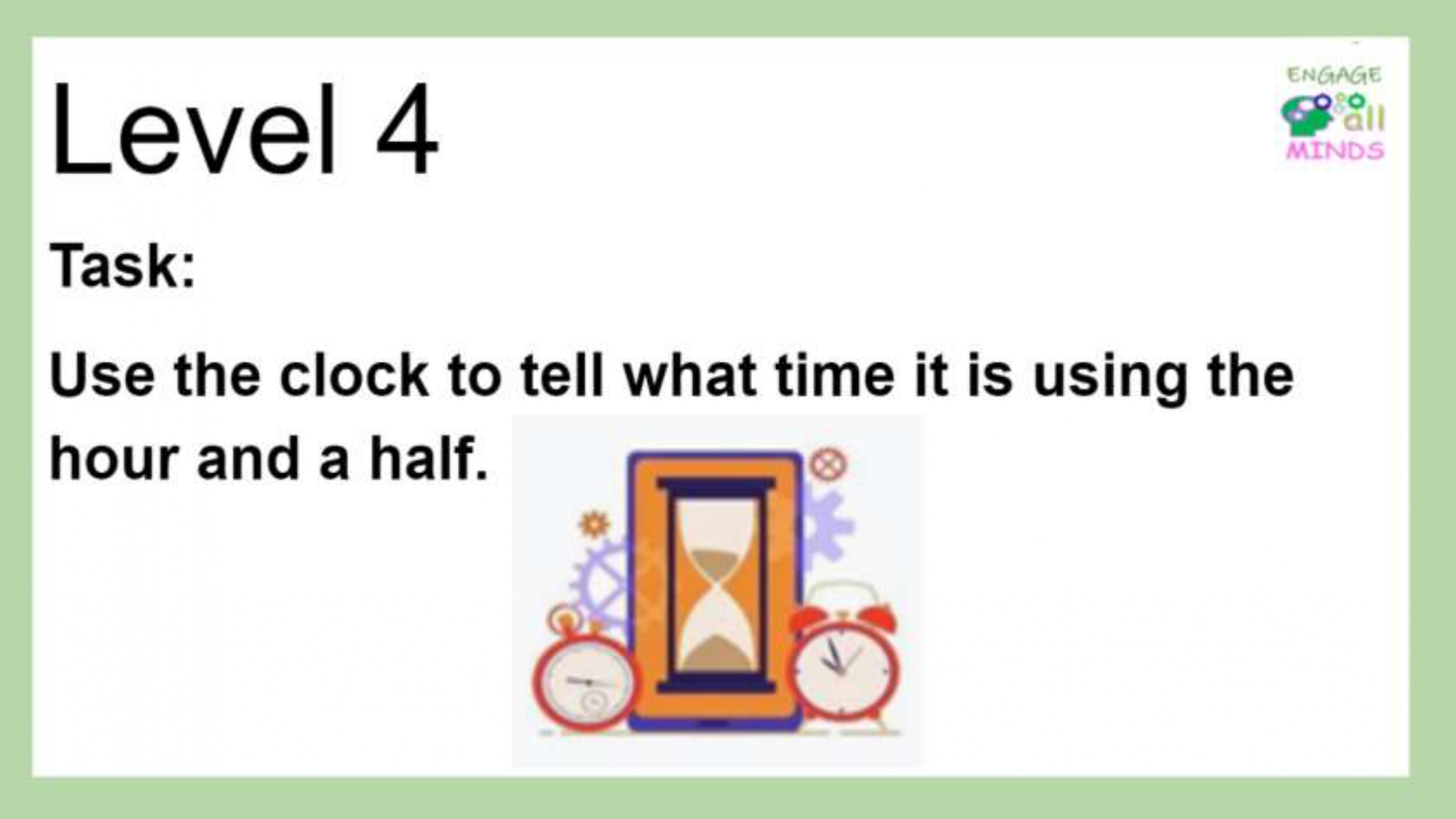 Main cover sheet Time_page-0008 Time: Odd number and Half Hour Level 4 - Image 1