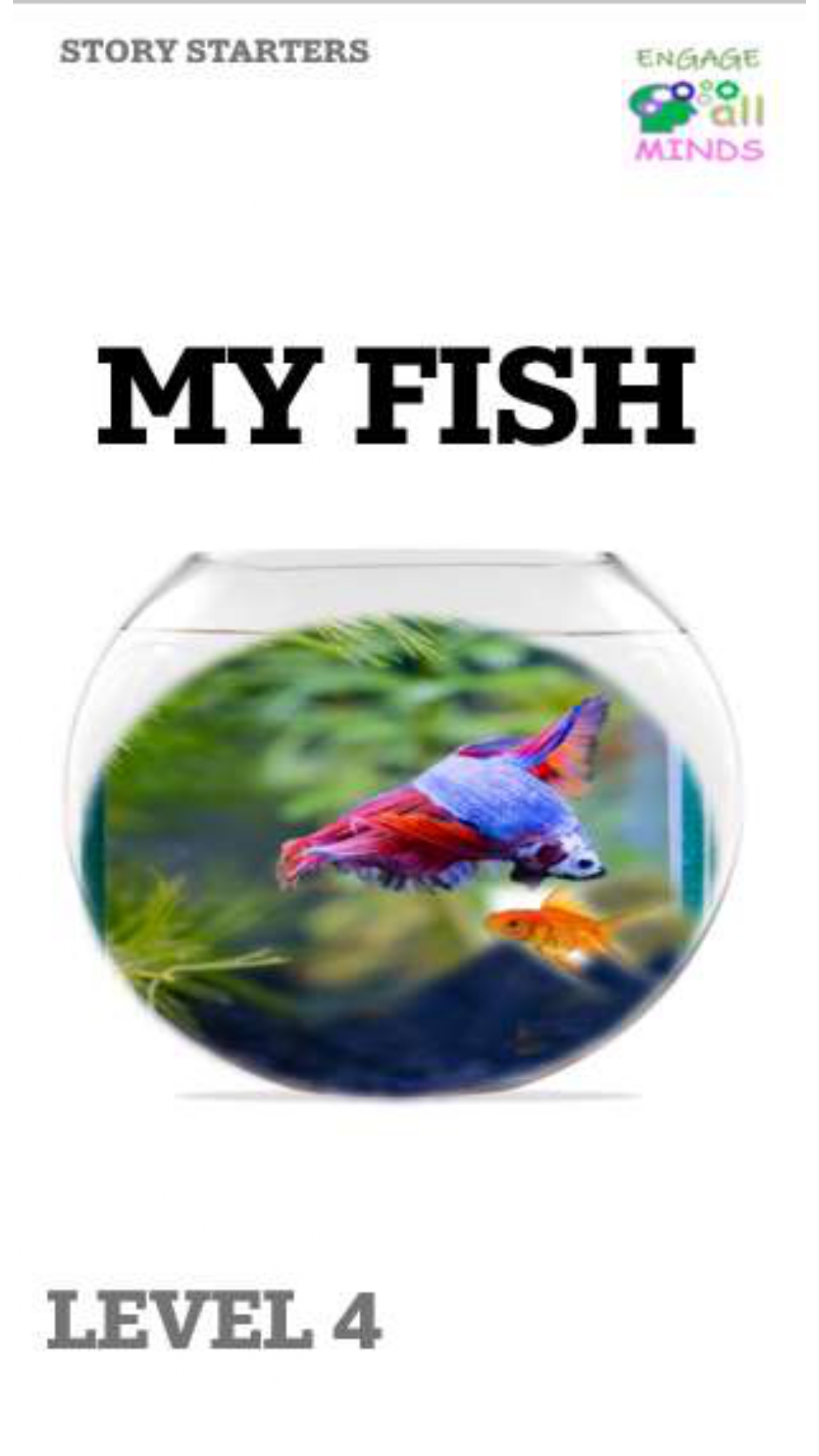 Main cover sheet WRITING for Section_page-0021 My Fish Level 4 - Image 1
