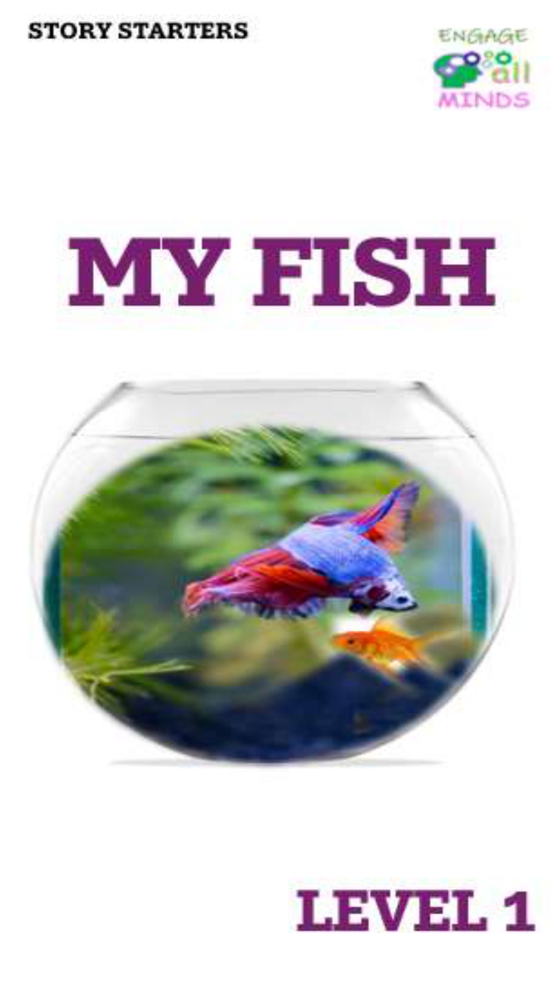 Main cover sheet WRITING for Section_page-0024 My Fish Level 1 - Image 1