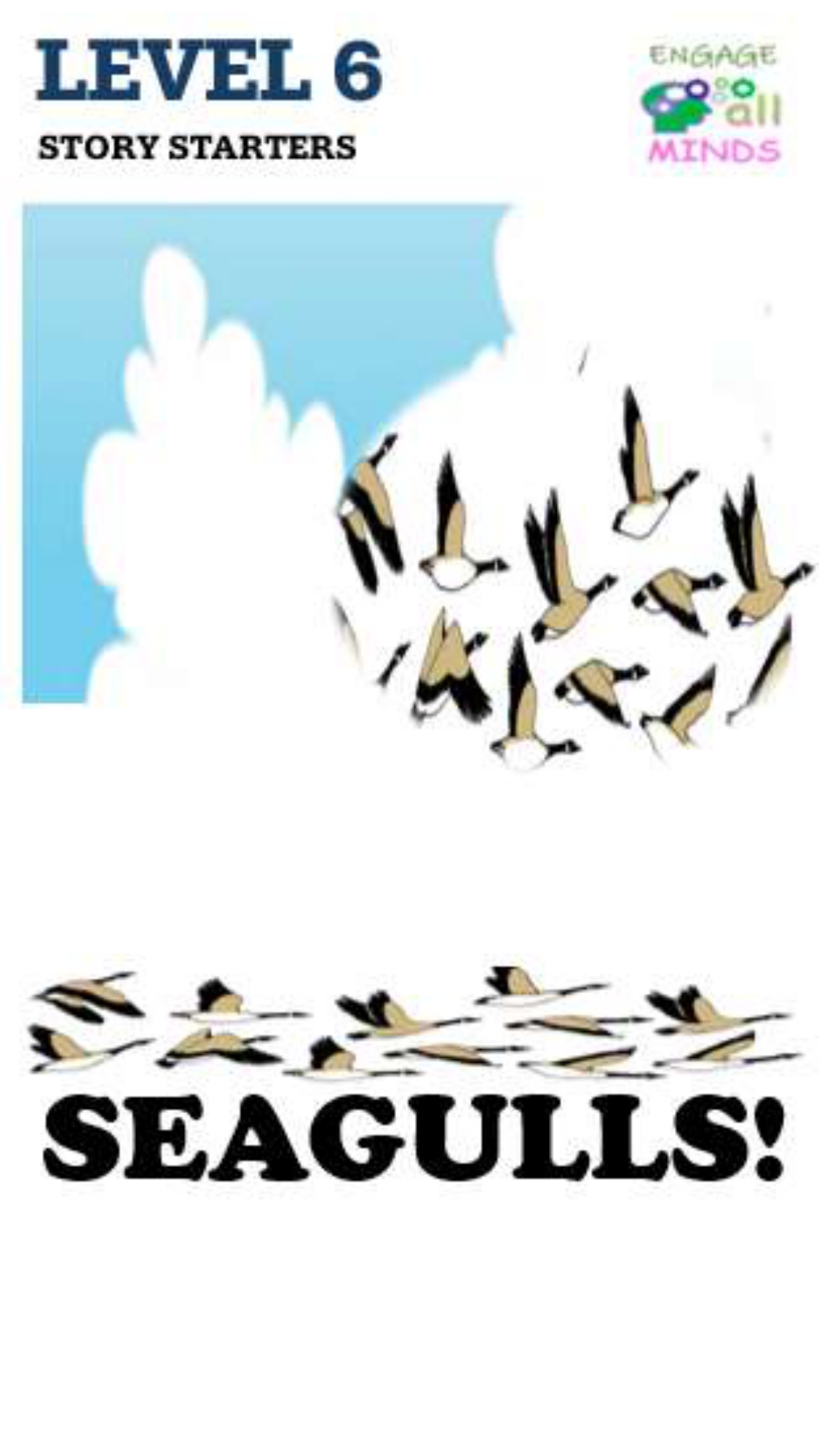 Main cover sheet WRITING for Section_page-0029 Seagulls Level 6 - Image 1