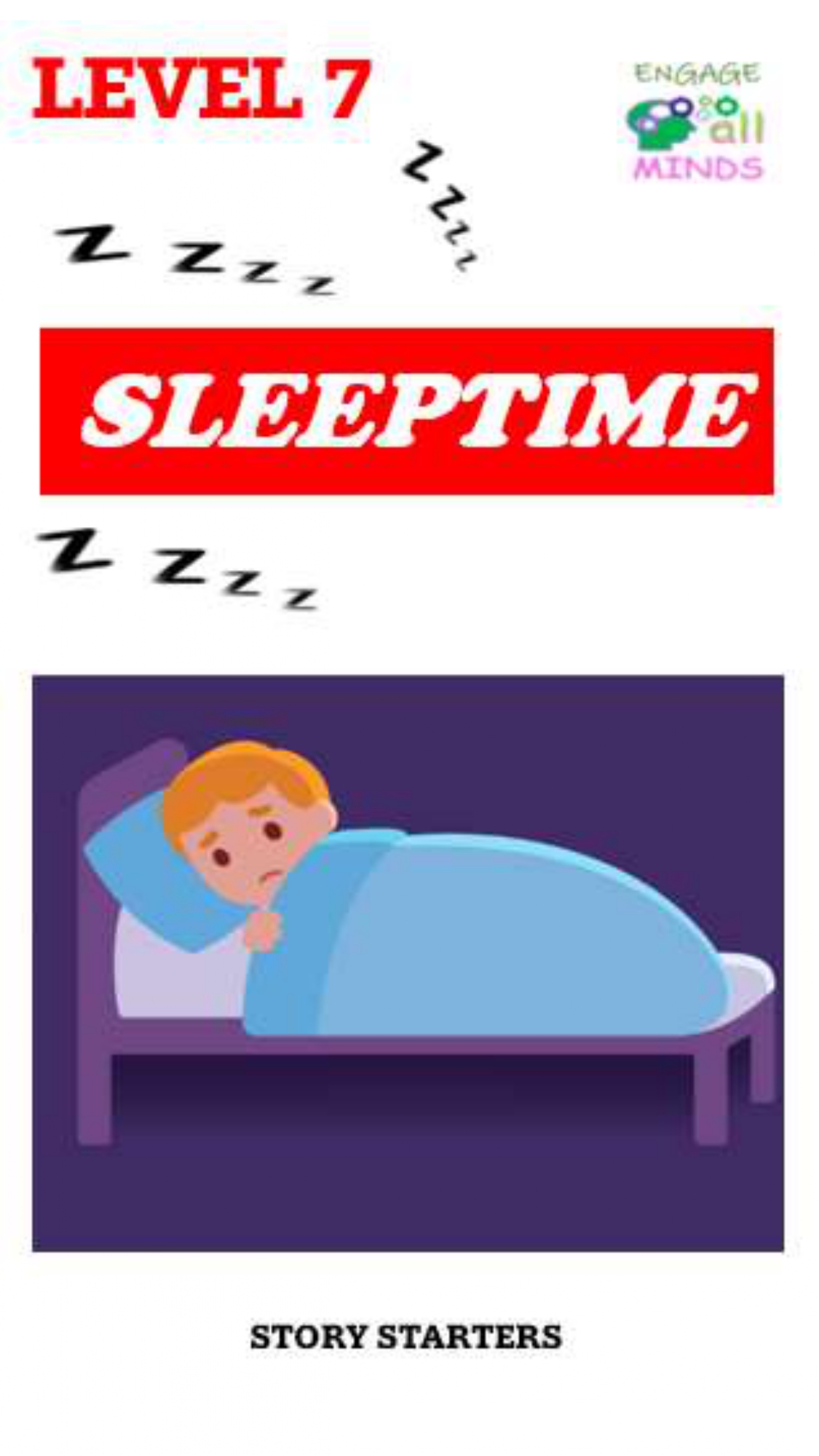 Main cover sheet WRITING for Section_page-0038 Sleeptime Level 7 - Image 1