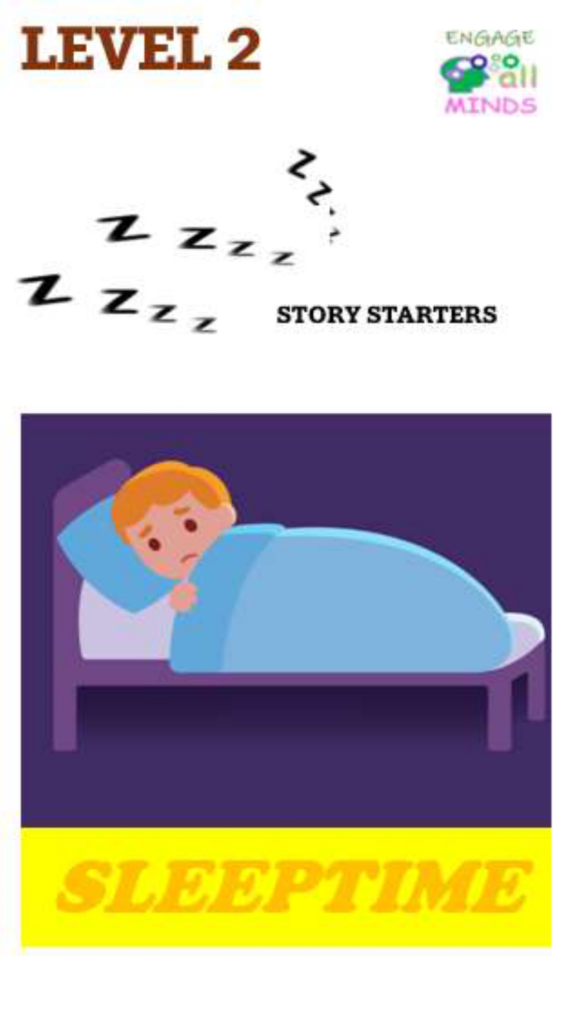 Main cover sheet WRITING for Section_page-0043 Sleeptime Level 2 - Image 1