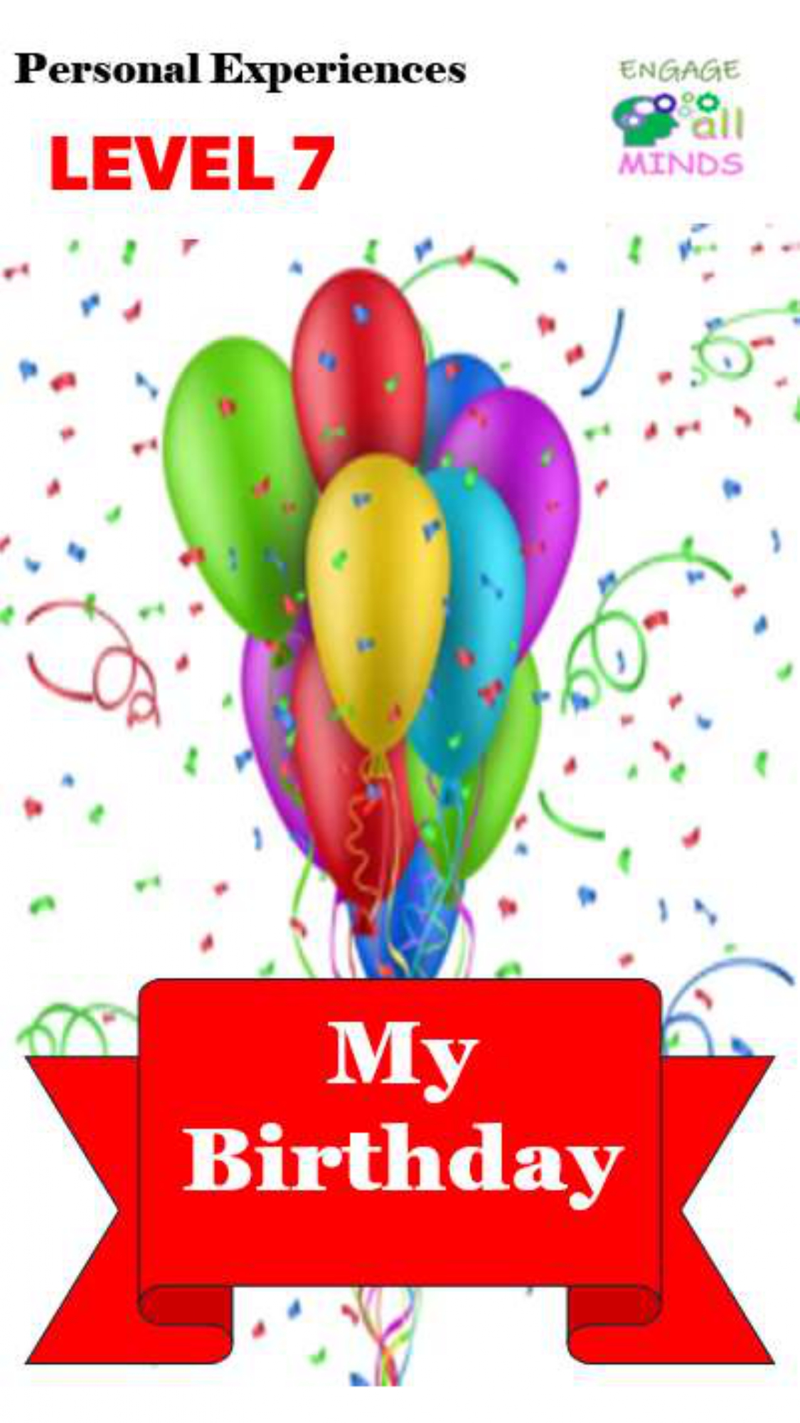 Main cover sheet WRITING for Section_page-0051 My Birthday Level 7 - Image 1
