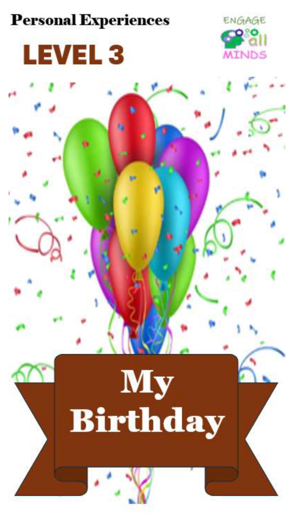 Main cover sheet WRITING for Section_page-0055 My Birthday Level 3 - Image 1