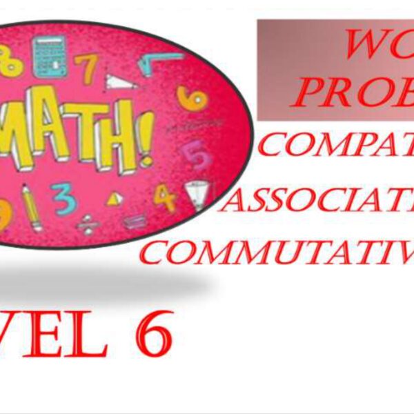 Word associative, commutative properties Level 6